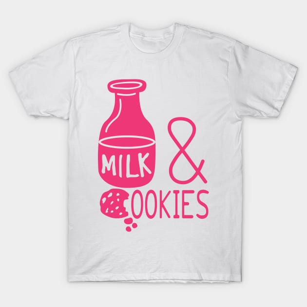 Milk & cookies T-Shirt by playmanko